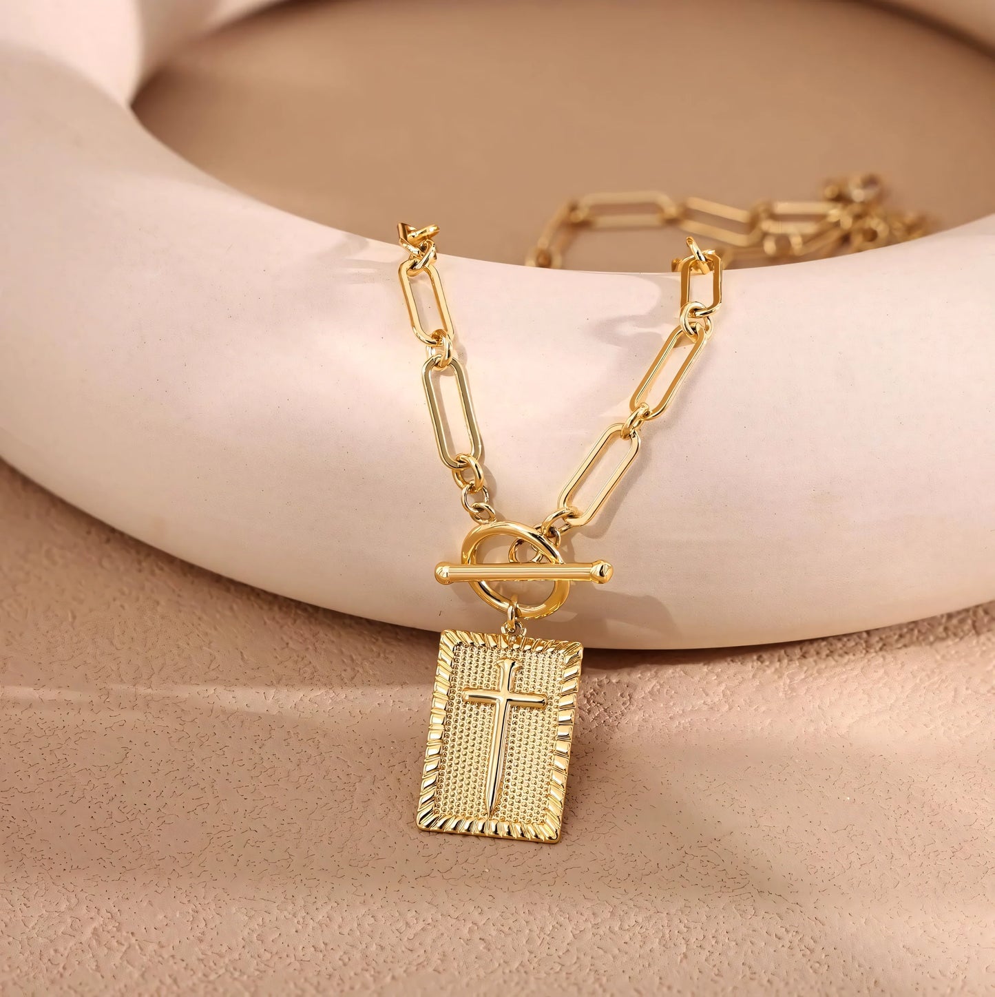 The Eternal Cross Pendant Necklace