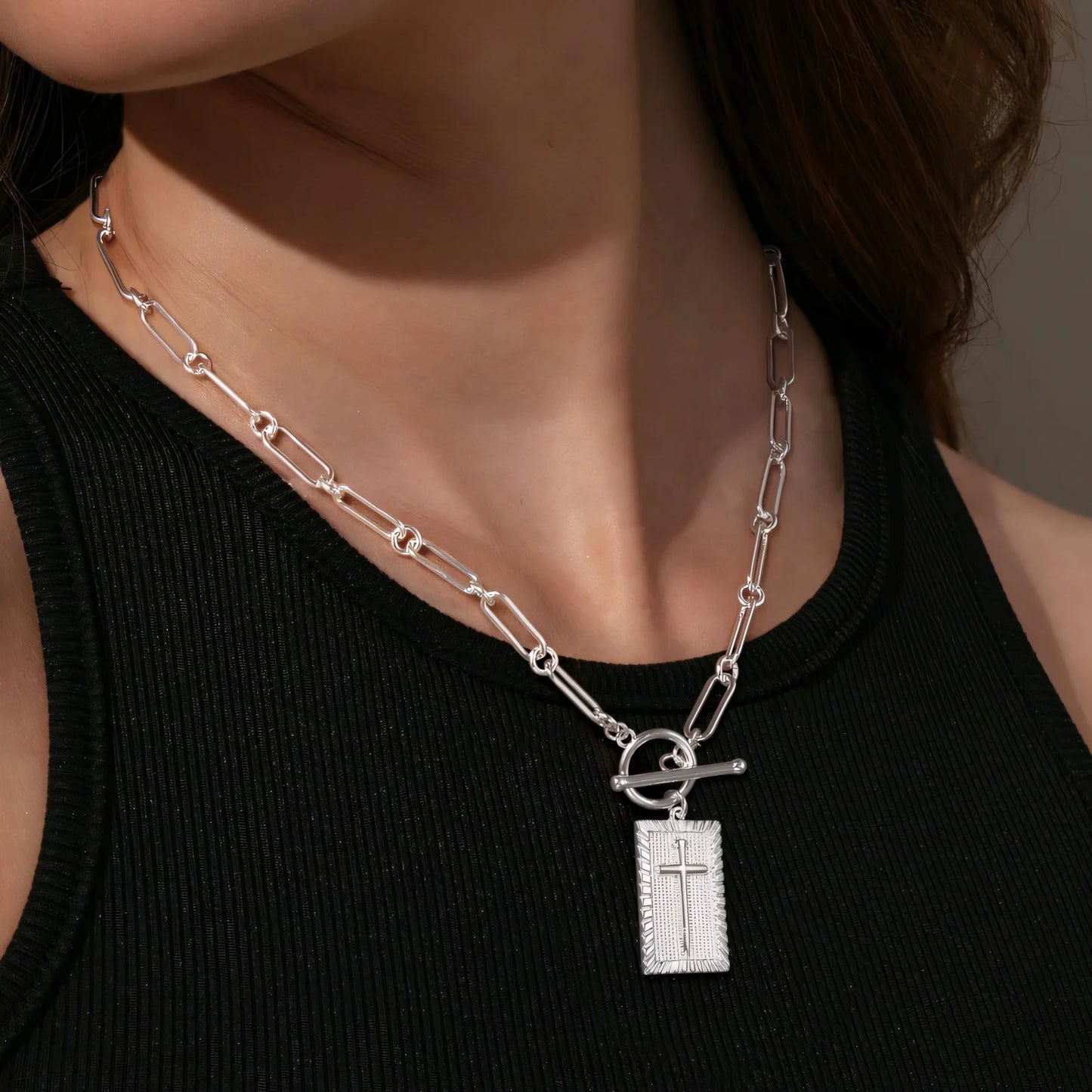 The Eternal Cross Pendant Necklace