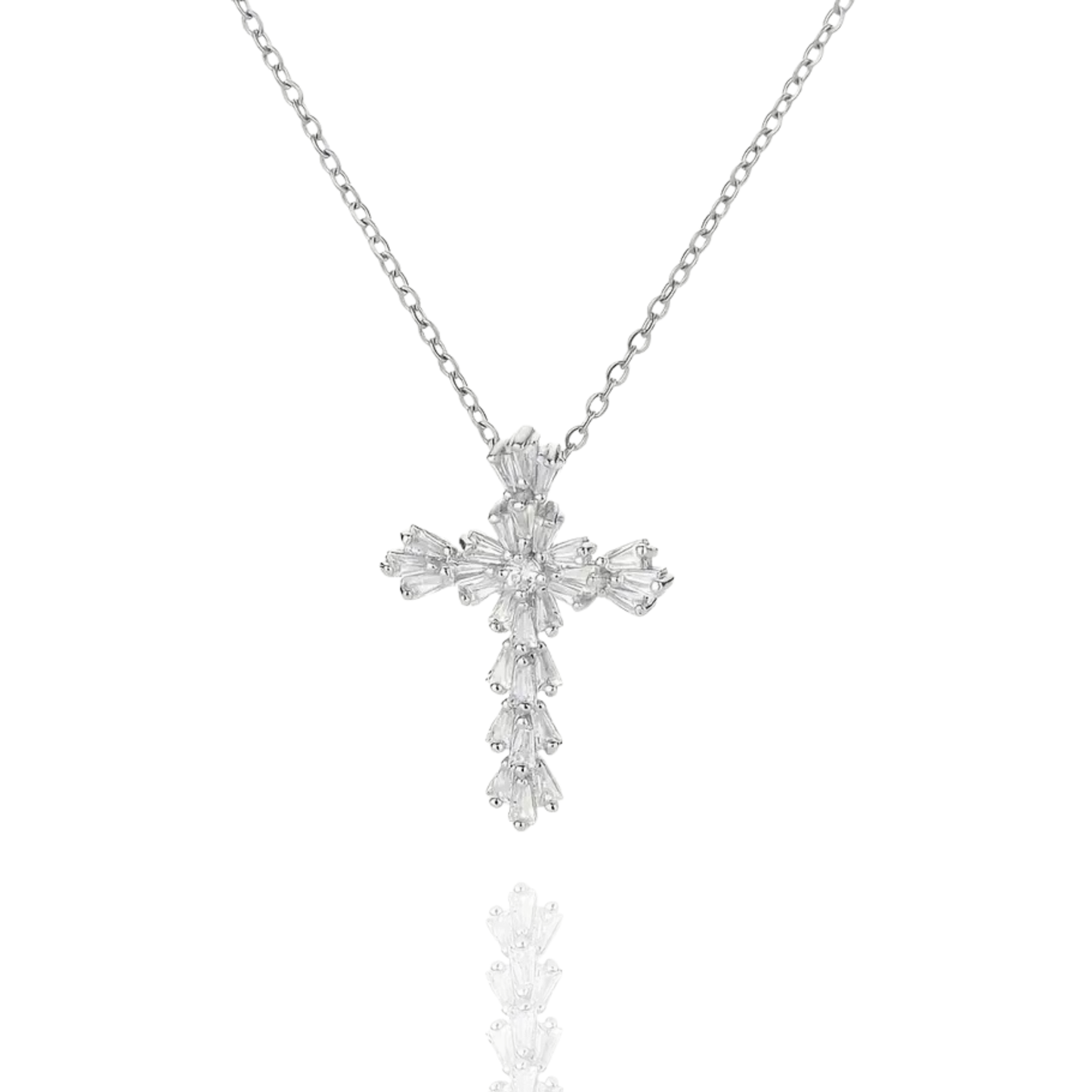 Blooming Cross Necklace