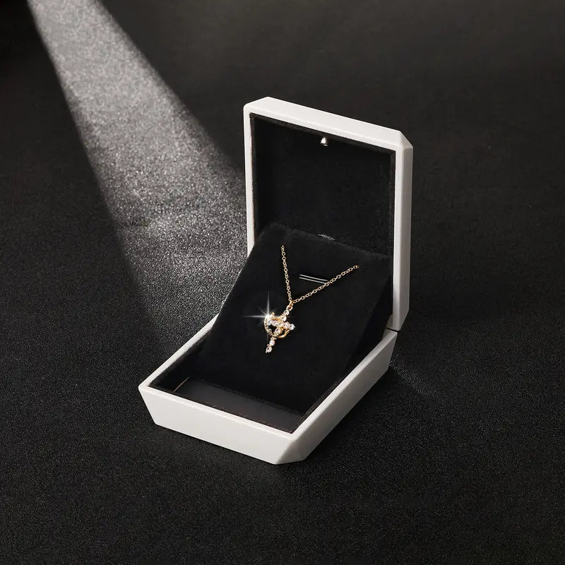 The Eternal Cross & Crown Necklace