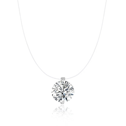 Floating Diamond Necklace