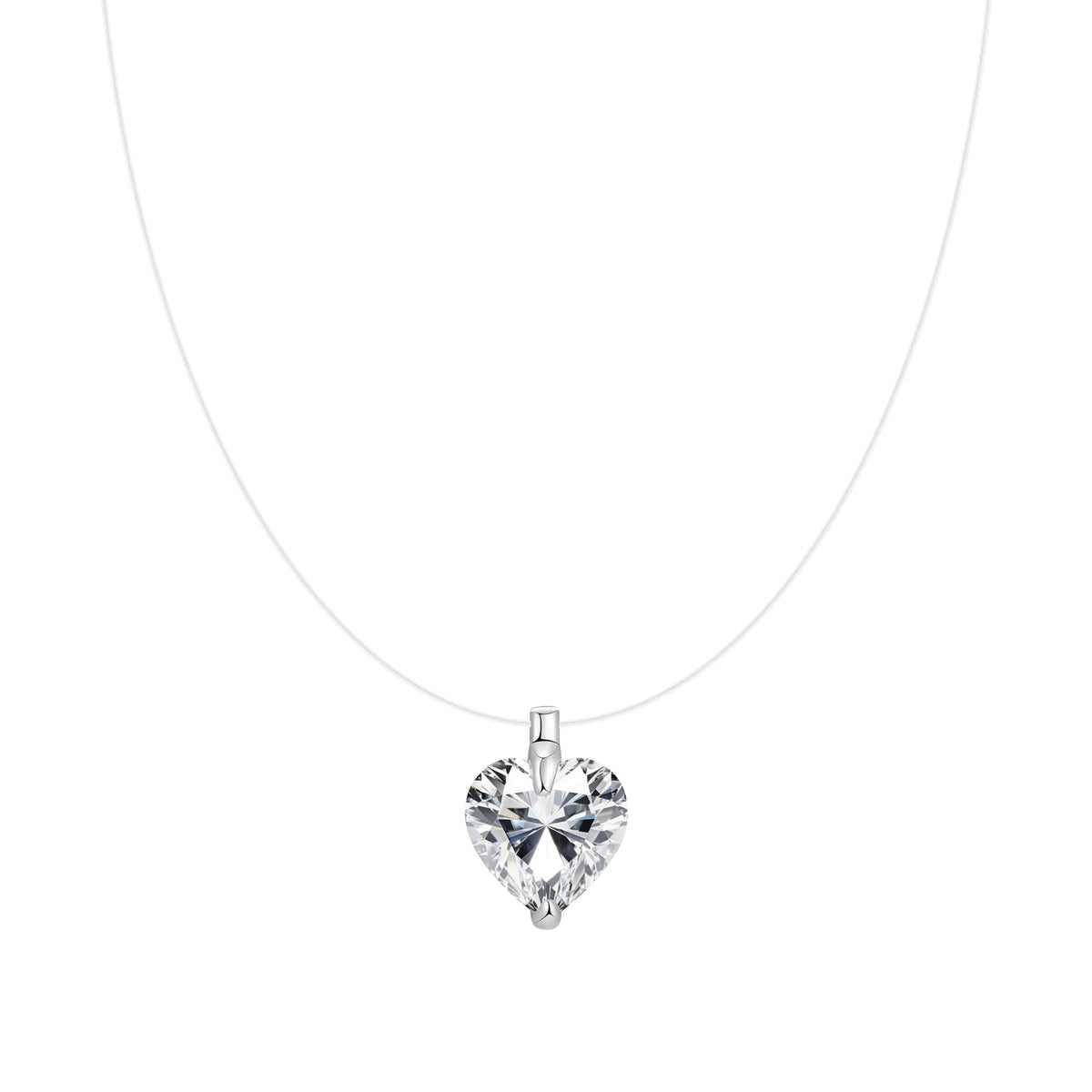 Floating Diamond Necklace