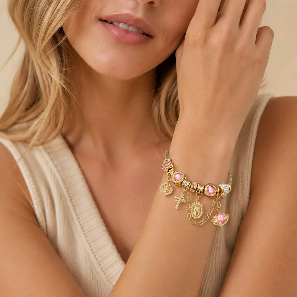 Dawn Two-Tone Snake Chain Bracelet