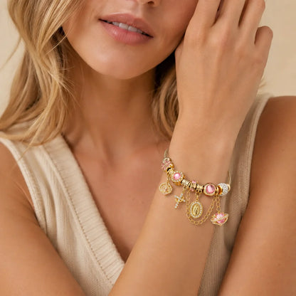 Dawn Two-Tone Snake Chain Bracelet