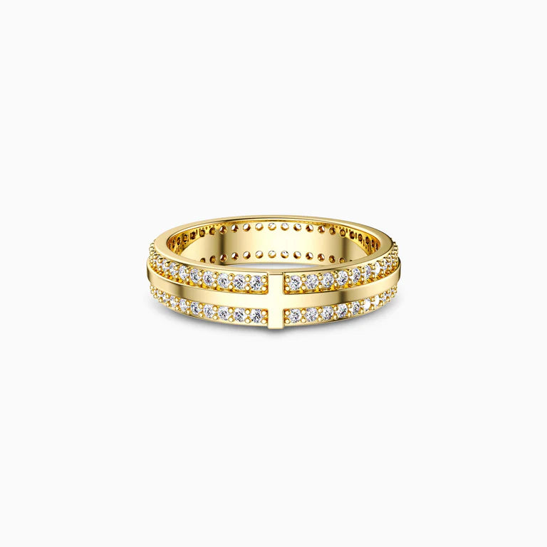 Cross Band Ring