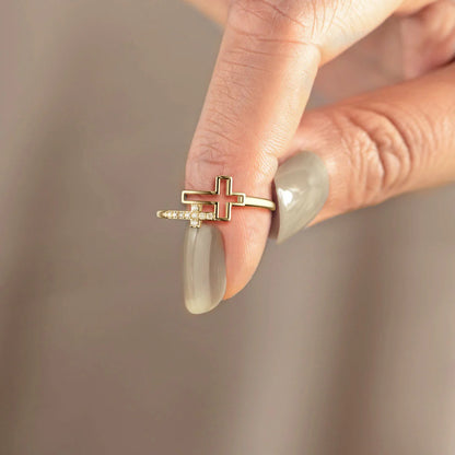 Double Cross Eternal Ring