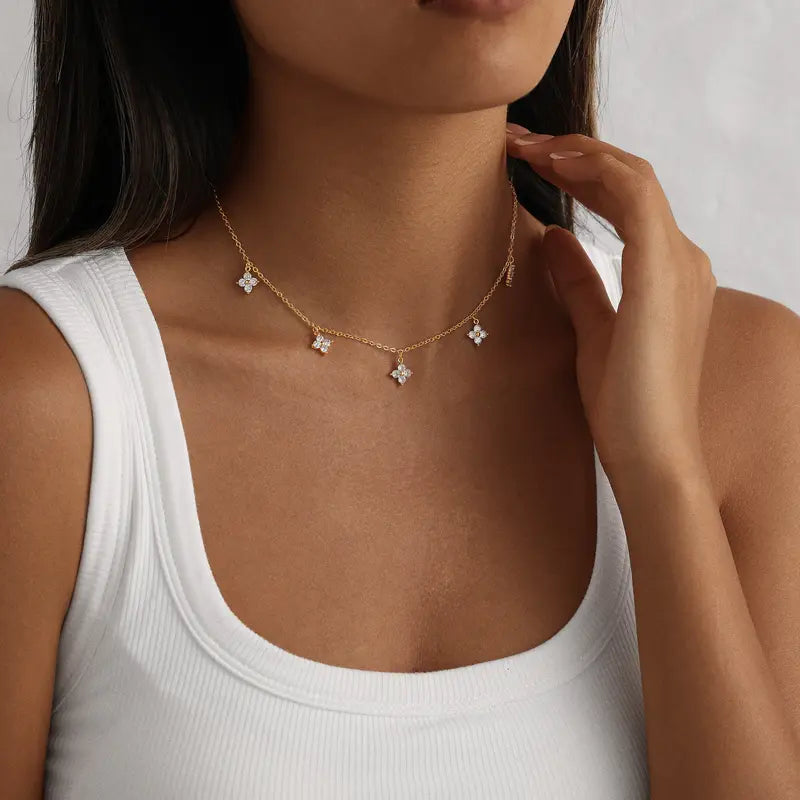 Floral Chocker Necklace
