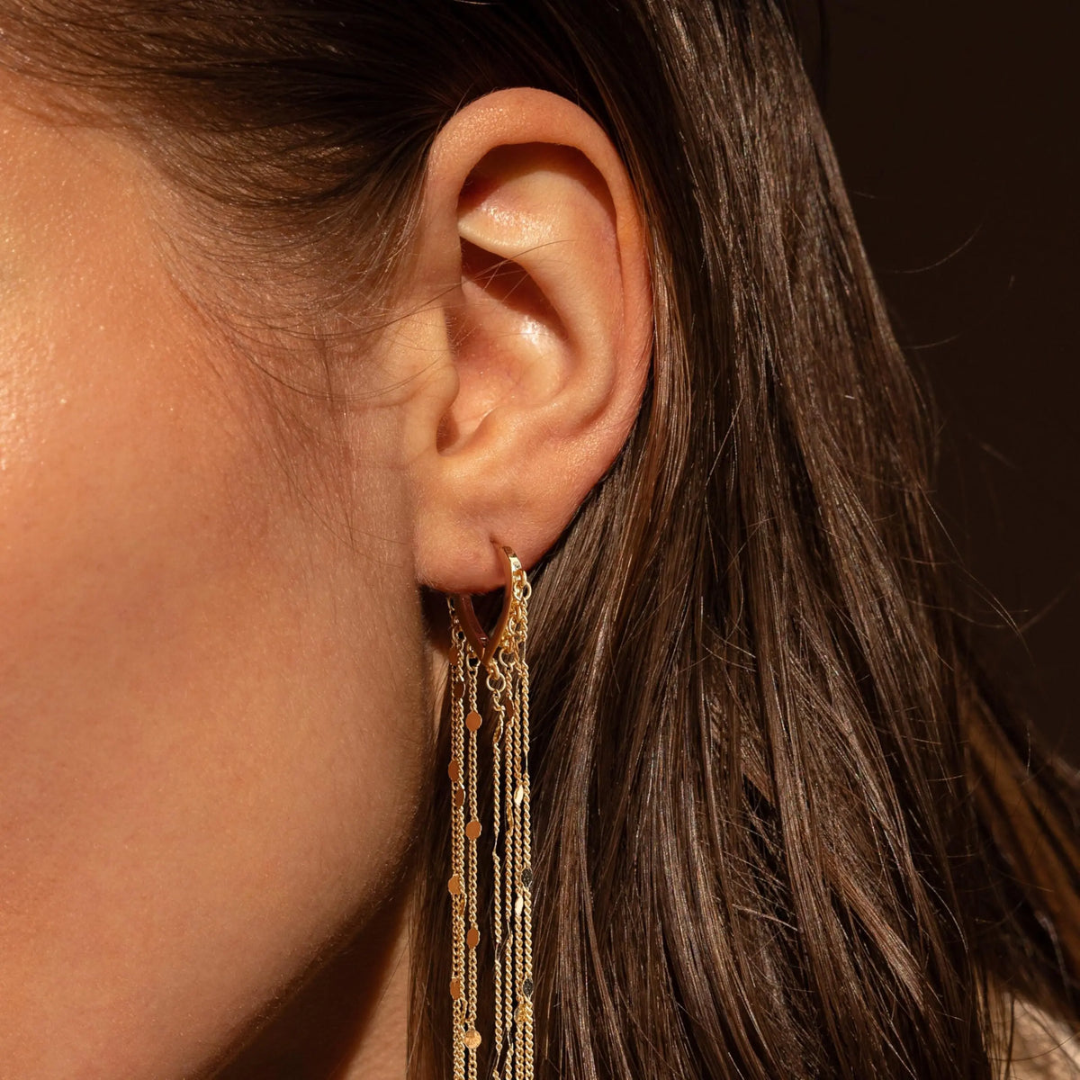 Chain Tassel Earrings