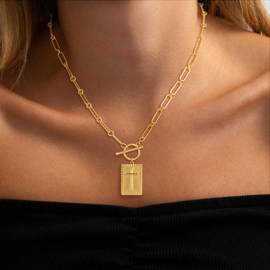 The Eternal Cross Pendant Necklace