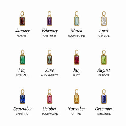 Birthstone Cross Bracelet