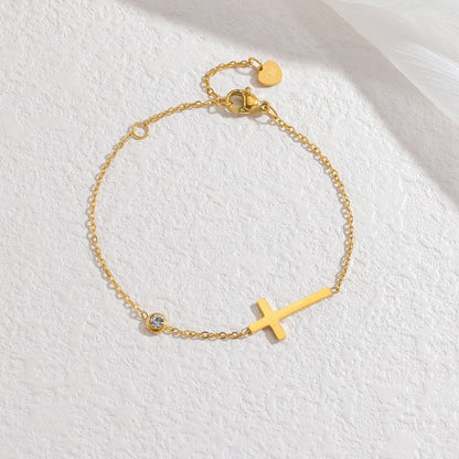 Classic Cross Charm Bracelet