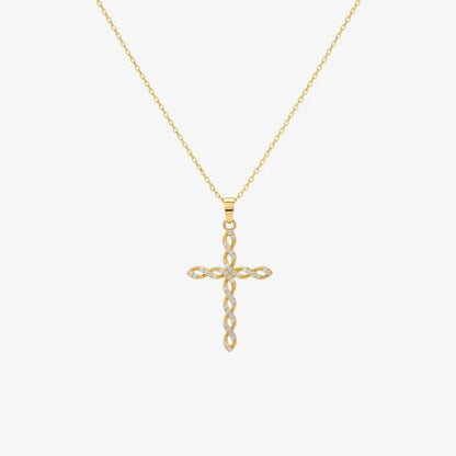 Twirl Cross Necklace