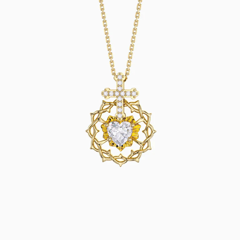 The Sacred Heart Pendant Necklace
