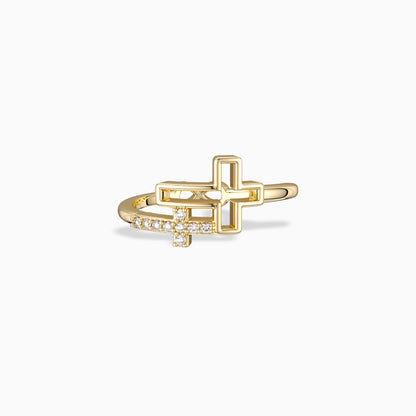 Double Cross Eternal Ring