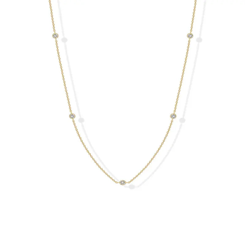 Simulated Diamonds Necklace