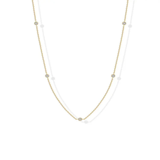 Simulated Diamonds Necklace