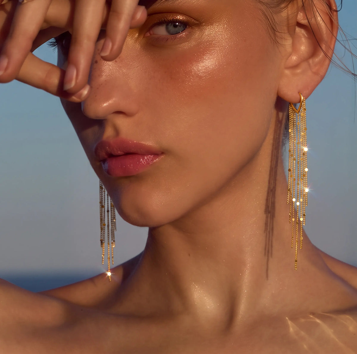 Chain Tassel Earrings