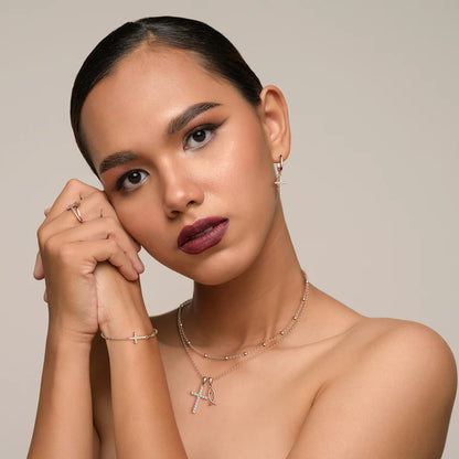 Blessed Cross & Fish Earrings