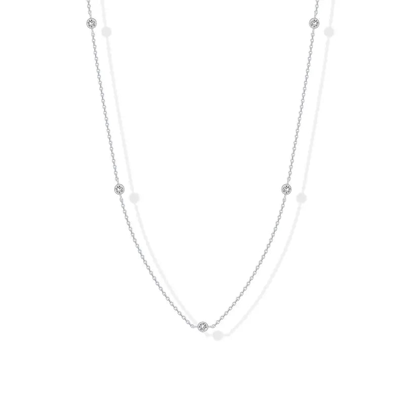 Simulated Diamonds Necklace