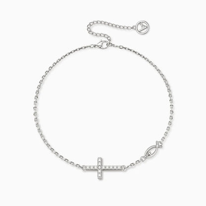 Blessed Cross & Fish Bracelet