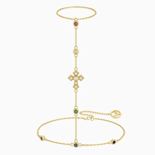 Radiance Cross Hand Chain