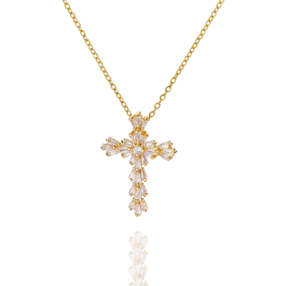 Blooming Cross Necklace